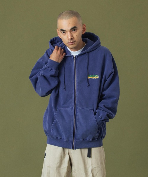セール】PIGMENTDYE INDY GRAB ZIP HOODED SWEAT SHIRT（パーカー