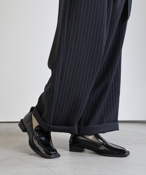 select MOCA(セレクトモカ)の「スクエアトゥシンプルローファー(ローファー・レディース・ブラウン/ブラック・LARGE/MEDIUM/SMALL)」の9枚目の写真