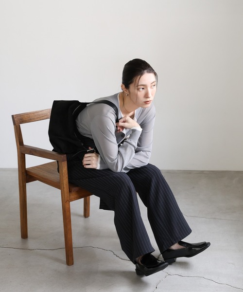 select MOCA(セレクトモカ)の「スクエアトゥシンプルローファー(ローファー・レディース・ブラウン/ブラック・LARGE/MEDIUM/SMALL)」の13枚目の写真