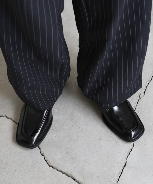 select MOCA(セレクトモカ)の「スクエアトゥシンプルローファー(ローファー・レディース・ブラウン/ブラック・LARGE/MEDIUM/SMALL)」の14枚目の写真