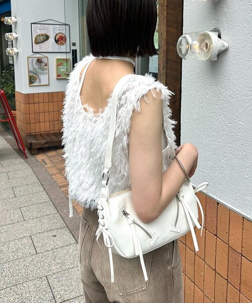 mystic（ミスティック）の「シュガーベスト（ベスト・レディース・オフホワイト/グレー/ベージュ・FREE）」の7枚目の写真