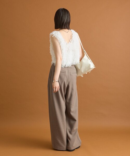 mystic（ミスティック）の「シュガーベスト（ベスト・レディース・オフホワイト/グレー/ベージュ・FREE）」の11枚目の写真