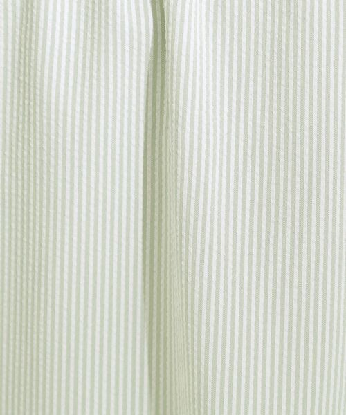 SHOO・LA・RUE(シューラルー)の「【S-LL/ひんやり/体型カバー】サッカーストライプ Aラインチュニックブラウス(チュニック・レディース・ブルー系その他4/ネイビー系2/グリーン系3/ピンク系その他・01/02/03/04)」の20枚目の写真