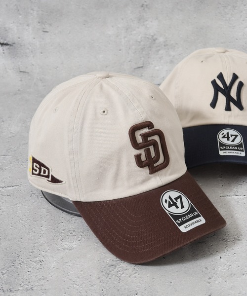 '47（フォーティーセブン）の「47 BRAND CLEAN UP CAP クリーナップ ツートーンカラー 6パネルキャップ BBCAP（キャップ・メンズ・H/I/E/F/G/C/D/A/B/J・FREE）」の8枚目の写真