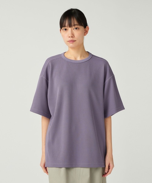 Snow Peak（スノーピーク）の「Snow Peak / Dry Thermal T-Shirt  ドライサーマルTシャツ（Tシャツ/カットソー・メンズ・パープル/ブラック/チャコール/ホワイト・M/L/XL/S）」の4枚目の写真