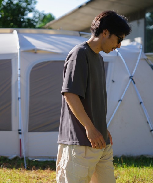 Snow Peak（スノーピーク）の「Snow Peak / Dry Thermal T-Shirt  ドライサーマルTシャツ（Tシャツ/カットソー・メンズ・パープル/ブラック/チャコール/ホワイト・M/L/XL/S）」の11枚目の写真