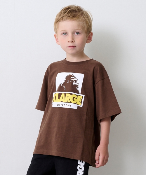 XLARGE KIDS（エクストララージキッズ）の「OG半袖Tシャツ（Tシャツ/カットソー・キッズ・パープル/ブラウン/ブラック/ホワイト・80ｃｍ/90cm/140cm/100cm/110cm/120cm/130cm）」の4枚目の写真