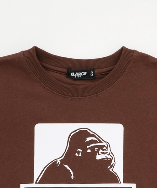XLARGE KIDS（エクストララージキッズ）の「OG半袖Tシャツ（Tシャツ/カットソー・キッズ・パープル/ブラウン/ブラック/ホワイト・80ｃｍ/90cm/140cm/100cm/110cm/120cm/130cm）」の6枚目の写真