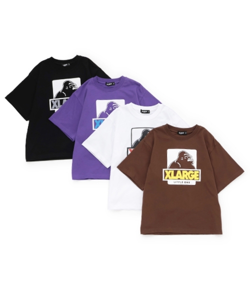 XLARGE KIDS（エクストララージキッズ）の「OG半袖Tシャツ（Tシャツ/カットソー・キッズ・パープル/ブラウン/ブラック/ホワイト・80ｃｍ/90cm/140cm/100cm/110cm/120cm/130cm）」の11枚目の写真