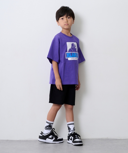 XLARGE KIDS（エクストララージキッズ）の「OG半袖Tシャツ（Tシャツ/カットソー・キッズ・パープル/ブラウン/ブラック/ホワイト・80ｃｍ/90cm/140cm/100cm/110cm/120cm/130cm）」の16枚目の写真