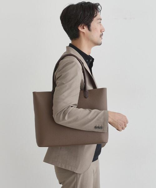 TAKEO KIKUCHI（タケオキクチ）の「マイクロファイバートートM（トートバッグ・メンズ・ブラウン系その他/ブラック/ベージュ・00）」の19枚目の写真