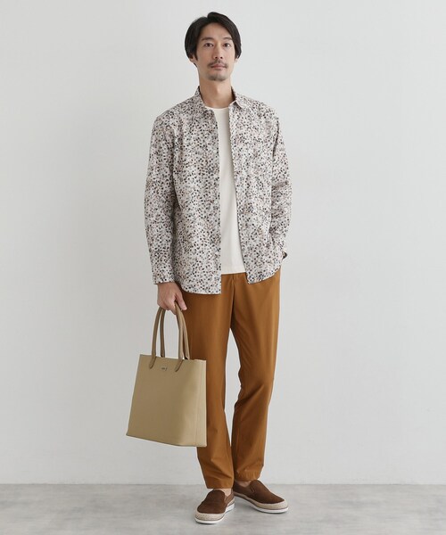 TAKEO KIKUCHI（タケオキクチ）の「マイクロファイバートートM（トートバッグ・メンズ・ブラウン系その他/ブラック/ベージュ・00）」の7枚目の写真