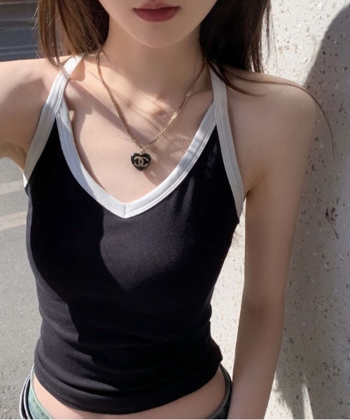 セール】レーサーストラップキャミソール（キャミソール）｜Vipoa