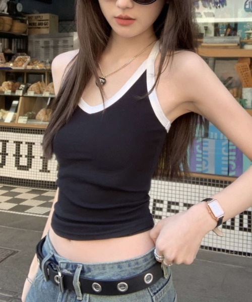 Feng Chen Wang ストラップキャミソール S レーサーストラップキャミソール（キャミソール）｜Vipoa（ヴィポア