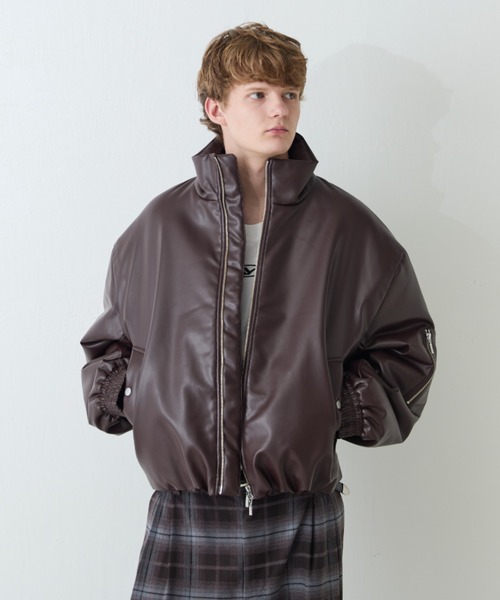 セール】【Neucon/ニューコン】レザーボリュームパッファースタンド