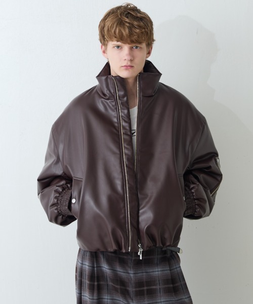 セール】【Neucon/ニューコン】レザーボリュームパッファースタンド