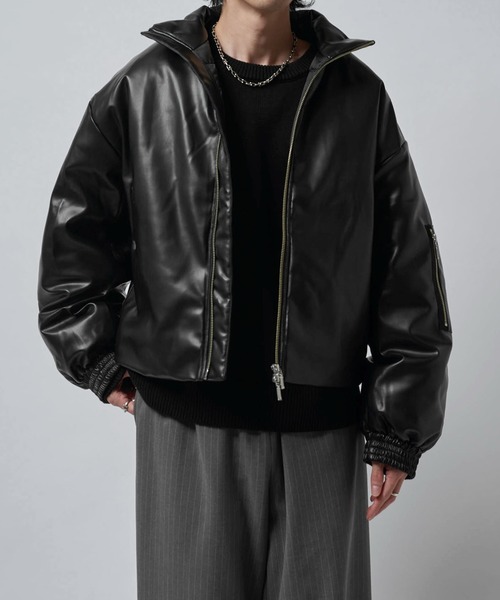 セール】【Neucon/ニューコン】レザーボリュームパッファースタンド