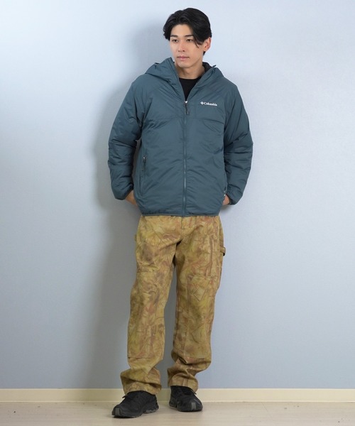 Columbia（コロンビア）の「columbia/コロンビア HOPE PINES FOREST II JACK ジャケット 中綿 軽量 反射熱 撥水 XE5659（マウンテンパーカー・メンズ・ブルーグリーン/ブラック/グレー・L/S/XL/M）」の21枚目の写真