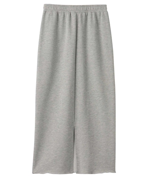 GeeRA(ジーラ)の「【S-LLサイズ】すっきり見え!フロントラインスウェットタイトロングスカート(スカート・レディース・オートミール/杢グレー/ブラック・SMALL/MEDIUM/LARGE/X-LARGE)」の5枚目の写真