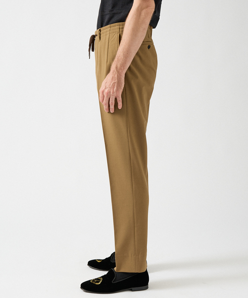 DESIGNWORKS（デザインワークス）の「【セットアップ対応】ハイパーストレッチ イージースラックス / 防シワ / ウォッシャブル（スラックス・メンズ・ネイビー/キャメル・44/46/48/50）」の5枚目の写真