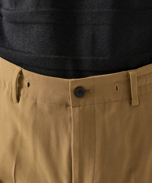 DESIGNWORKS（デザインワークス）の「【セットアップ対応】ハイパーストレッチ イージースラックス / 防シワ / ウォッシャブル（スラックス・メンズ・ネイビー/キャメル・44/46/48/50）」の9枚目の写真