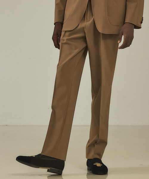DESIGNWORKS（デザインワークス）の「【セットアップ対応】ハイパーストレッチ イージースラックス / 防シワ / ウォッシャブル（スラックス・メンズ・ネイビー/キャメル・44/46/48/50）」の14枚目の写真