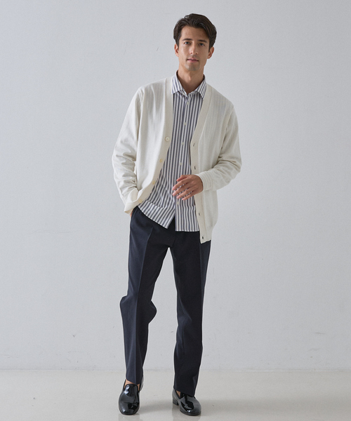 DESIGNWORKS（デザインワークス）の「【セットアップ対応】ハイパーストレッチ イージースラックス / 防シワ / ウォッシャブル（スラックス・メンズ・ネイビー/キャメル・44/46/48/50）」の17枚目の写真