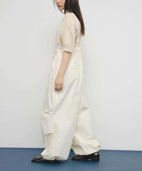 KBF（ケイビーエフ）の「2WAYワイドカーゴパンツ（その他パンツ・レディース・カーキ/アイボリー/ブラウン・ONE）」の7枚目の写真