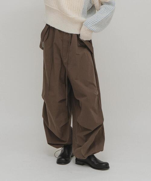 KBF（ケイビーエフ）の「2WAYワイドカーゴパンツ（その他パンツ・レディース・カーキ/アイボリー/ブラウン・ONE）」の12枚目の写真