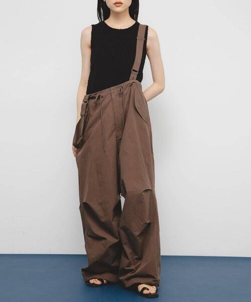 KBF（ケイビーエフ）の「2WAYワイドカーゴパンツ（その他パンツ・レディース・カーキ/アイボリー/ブラウン・ONE）」の16枚目の写真