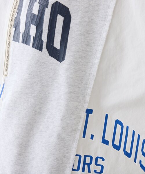 etsinta（エシンタ）の「etsintaリメイクハーフZIPスウェット（スウェット・レディース・ライトグレー・ONE SIZE）」の17枚目の写真