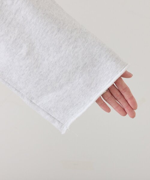 etsinta（エシンタ）の「etsintaリメイクハーフZIPスウェット（スウェット・レディース・ライトグレー・ONE SIZE）」の19枚目の写真