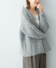 極美品⭐︎アーバンリサーチロッソ コーディガン ミドルシアーカーディガン(FREE gray): トップス｜URBAN