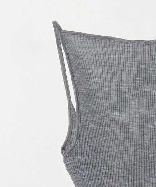 EMMEL REFINES（エメルリファインズ）の「＜SEAMLESS BASIC.＞ Fresco/ キャミソール＜ Select by EMMEL REFINES ＞（キャミソール・レディース・グレー系/ネイビー/ブラック・FREE）」の6枚目の写真