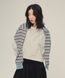 eL（エル）の「【eL】Border Bolero Cardigan/581140（カーディガン/ボレロ）」