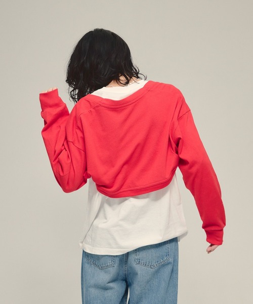 カーディガン 「eL」Border Bolero Cardigan/581140 レディース eL】Border Bolero Cardigan/581140（カーディガン/ボレロ）｜eL
