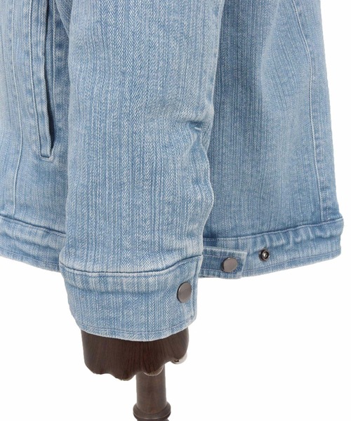 wjk reluxe(ダブルジェーケーリラックス)の「mj10962-used like boa denim jacket ボアデニムジャケット(WR25W-16)(デニムジャケット・メンズ・インディゴブルー/ライトインディゴブルー/ブラック系その他・L/M/S)」の16枚目の写真