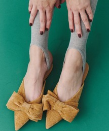 bita.（ビタ）の「ビッグリボン ポインテッドトゥミュール（パンプス）」