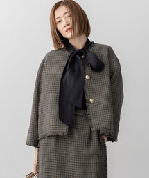 23区｜ニジュウサンク（レディース）のノーカラージャケット通販