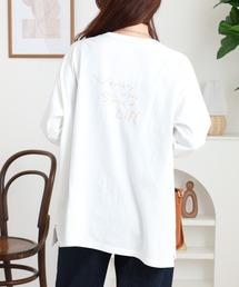 「LSL」バックプリント オーバーロンT