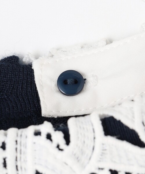 ANY SIS（エニィスィス）の「レース襟 ニット（ニット/セーター・レディース・ブラック系/ネイビー系・MEDIUM）」の13枚目の写真