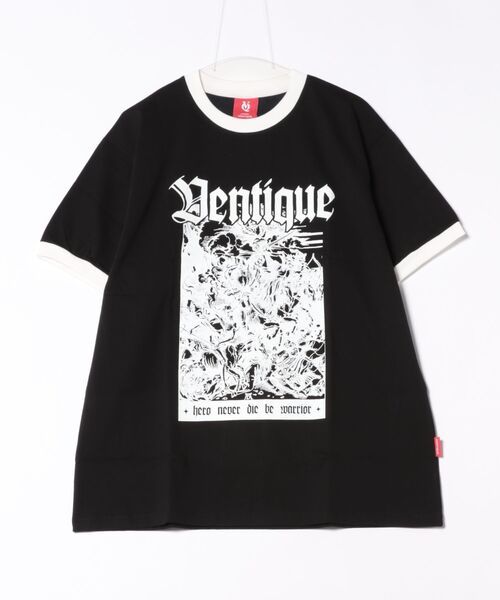 L.H.P(エルエイチピー)の「VENTIQUE/ベンティーク/トリムTee(Tシャツ/カットソー・レディース・ブラック・F)」の5枚目の写真