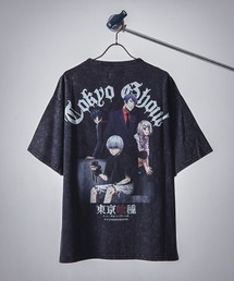 Revo. | 『東京喰種 トーキョーグール』×『P.N UNDERGROUND ピー エヌ アンダーグラウンド』コラボ / バックプリント ダメージ加工 Tシャツ(Tシャツ/カットソー)
