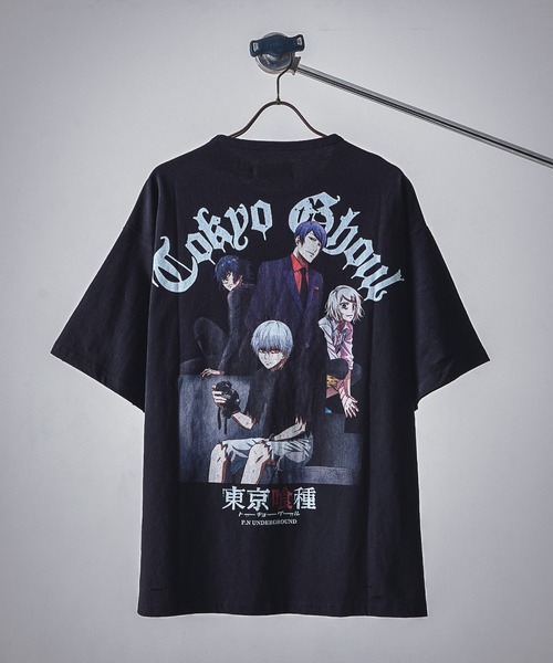 東京喰種 tシャツ ヴィンテージ L】東京喰種 金木研 リゼ アニメTシャツ プリント 半袖Tシャツ | 古着