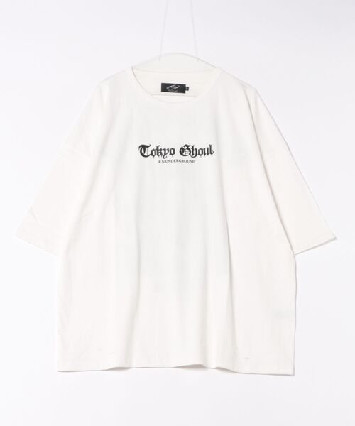 Revo.（レボ）の「『東京喰種 トーキョーグール』×『P.N UNDERGROUND ピー エヌ アンダーグラウンド』コラボ / バックプリント ダメージ加工 Tシャツ（Tシャツ/カットソー・レディース・ホワイト/ブラック/グレー系・M/L/44/46）」の20枚目の写真