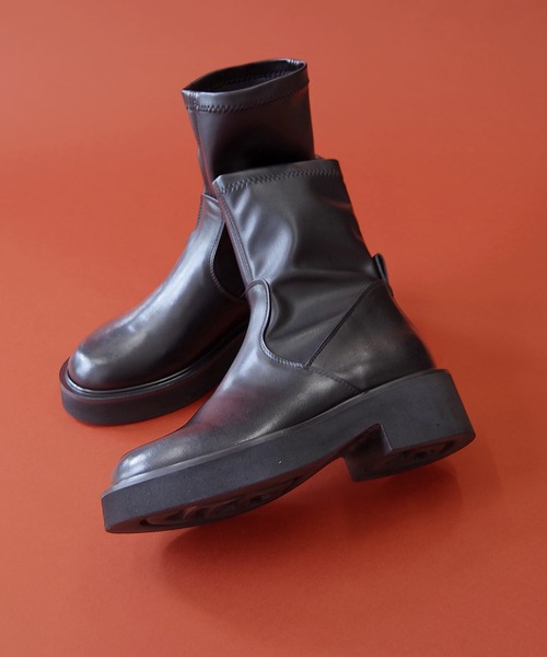 ファビオルスコーニ セール】FABIO RUSCONI （ファビオ ルスコーニ） / ストレッチブーツ