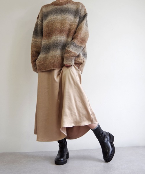 FABIO RUSCONI（ファビオルスコーニ）の「FABIO RUSCONI （ファビオ ルスコーニ） / ストレッチブーツ 2606 ミドルブーツ 厚底 トラックソール（ブーツ・レディース・ブラック・36/37/38/39）」の15枚目の写真