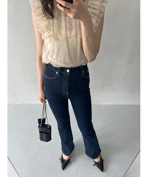 Chacott（チャコット）の「【Chacott】チュールブラウス（シャツ/ブラウス・レディース・アイボリー/ネイビー/ベージュ・0/1）」の11枚目の写真