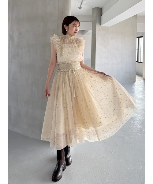 【ななさま専用】snidel チャコット チュールチュチュ Chacott】チュールブラウス（シャツ/ブラウス）｜Chacott（チャコット