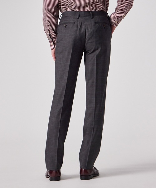 ポールスミス　セットアップスーツ　背抜き　柄入り　日本製　2ボタン　シルク混 Paul Smith セットアップ ヘリンボーン 2ボタンスーツ / 233011